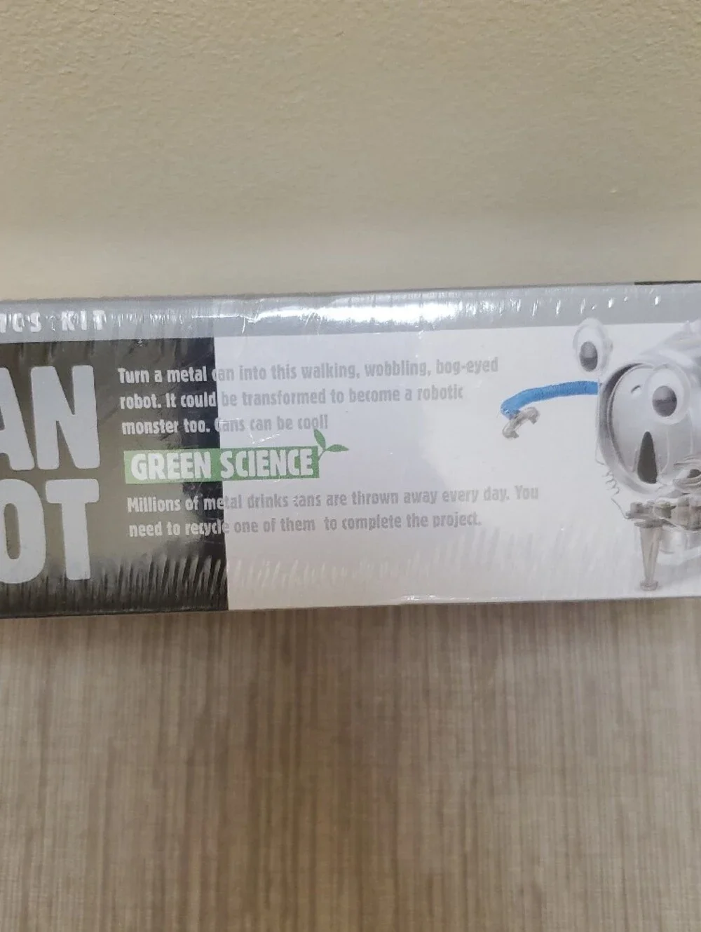 Green Science Potato Clock and Tin Can Robot Bundle